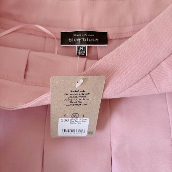 Pink Pleated Skirt - Picture 4 of 4